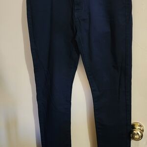 Stylish Navy Blue Pants Size 11
